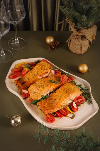 Salmão ao Molho Mediterrâneo