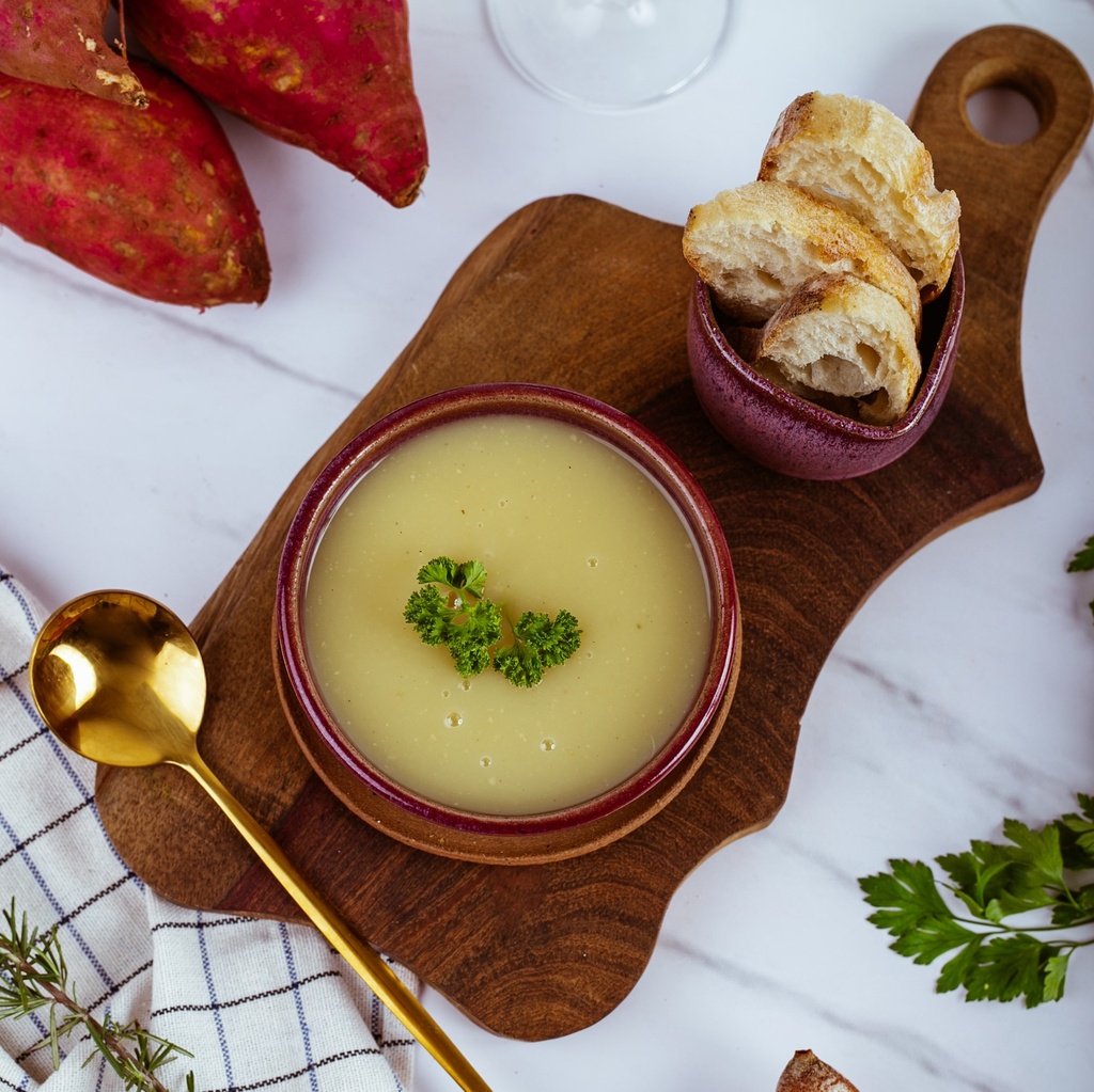 Caldo de Inhame com Alho Poró Boníssima